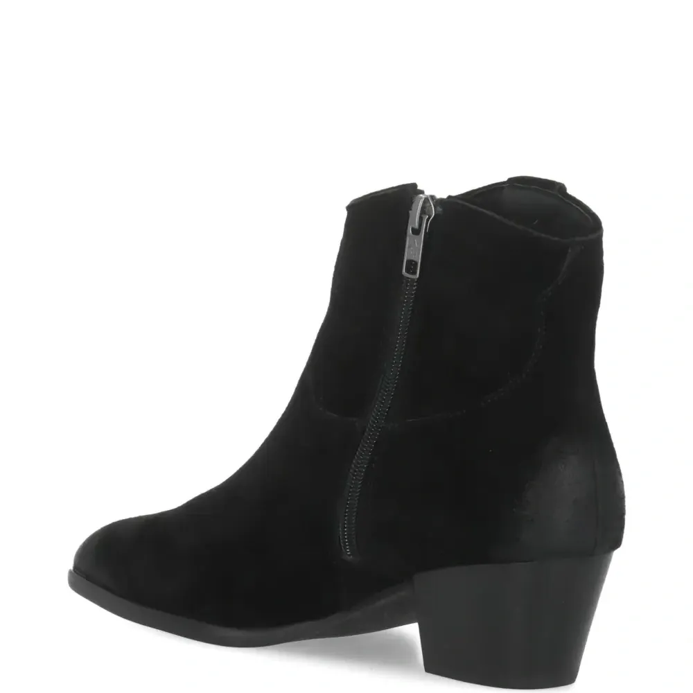 Ботинки на каблуке с боковой молнией