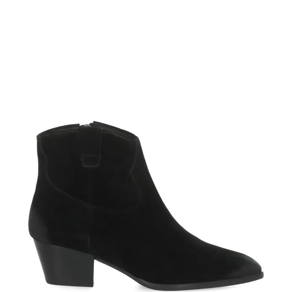 Ботинки на каблуке с боковой молнией