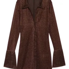 Мини-платье с длинными рукавами