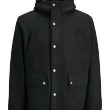 Куртка с капюшоном на пуговицах Куртка с капюшоном на пуговицах