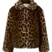 Шуба Aveline из искусственного меха с леопардовым принтом