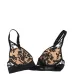 Бюстгальтер из кружев с цветочным узором