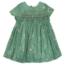 Платье с цветочным принтом и присборенной отделкой