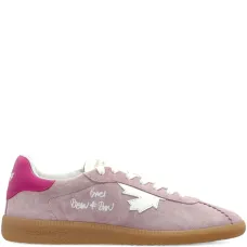 Кеды на шнуровке с кленовым листом