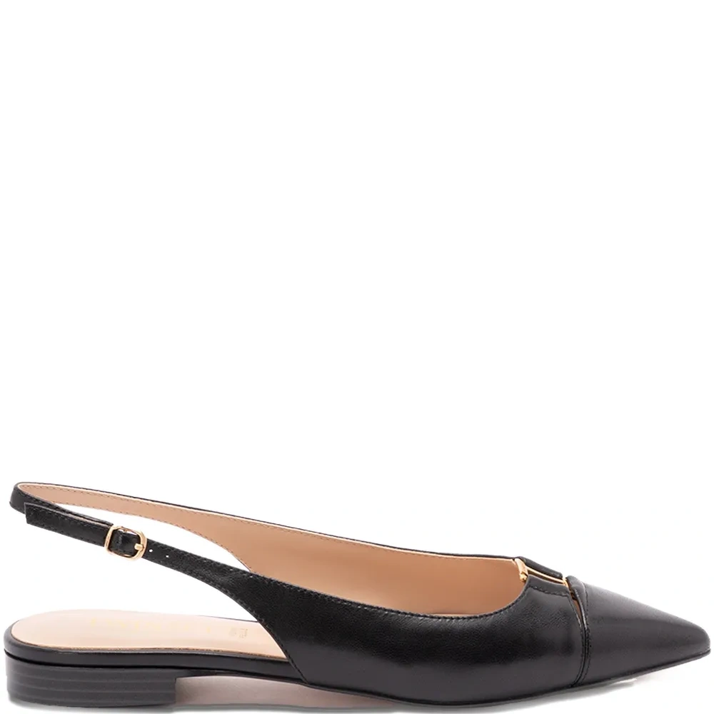 Туфли-лодочки с ремешком и пряжкой