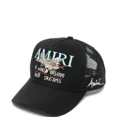 Сетчатая шляпа с вышивкой