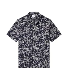 Рубашка с короткими рукавами и цветочным принтом