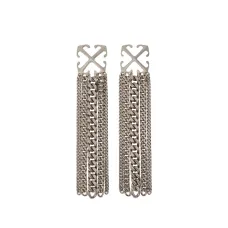 Серьги с подвеской в виде цепочки и стрелы