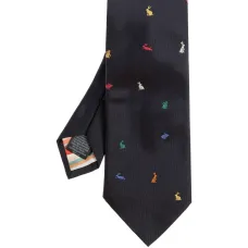 Галстук с кроликами