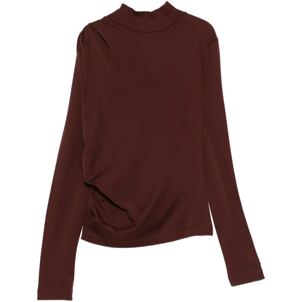 Топ с драпировкой