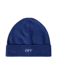 Шапка бини в рубчик с вышивкой