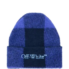 Клетчатая шапка-бини с логотипом "Bookish" Клетчатая шапка-бини с логотипом "Bookish"