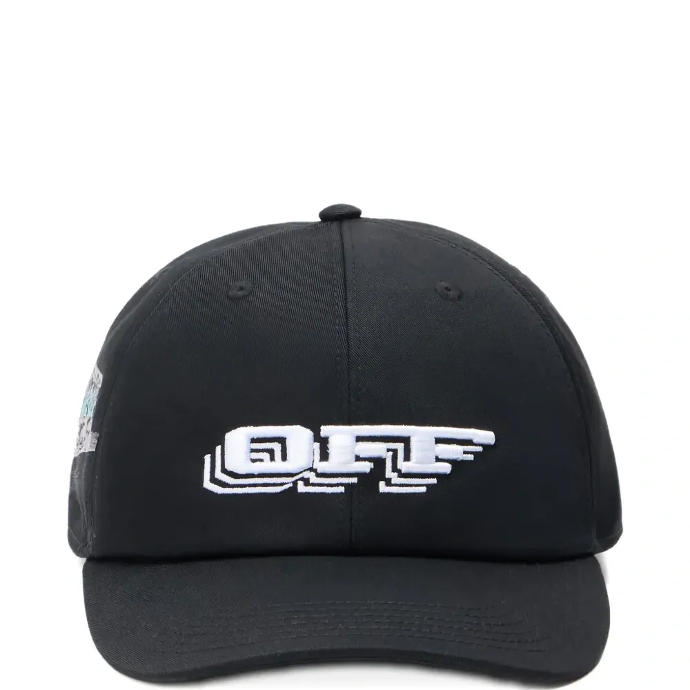 Бейсболка с шестью панелями и мотивами OFF Train Бейсболка с шестью панелями и мотивами OFF Train