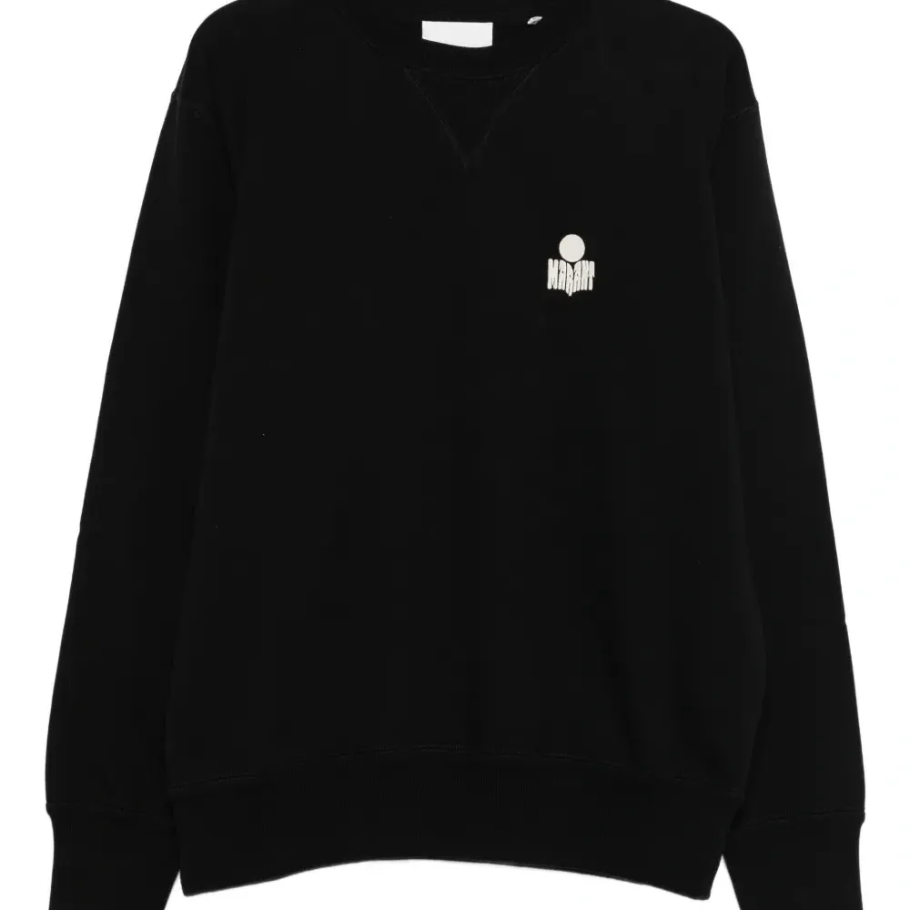 Свитшот с вышитым логотипом и круглым вырезом Mike