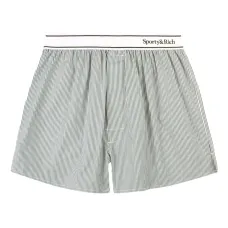 Шорты с полосатым поясом