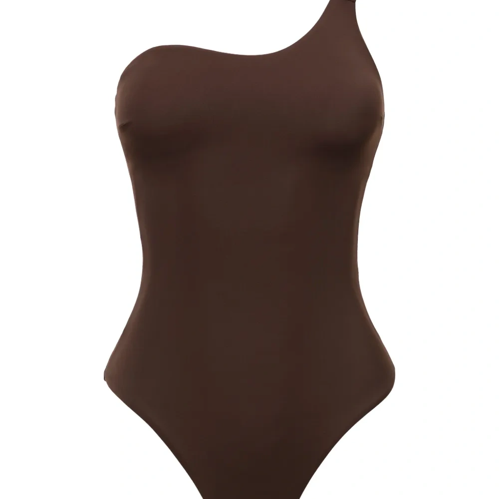 Купальник Rose на одно плечо с украшением