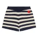 Трикотажные шорты в полоску Трикотажные шорты в полоску