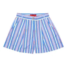 Полосатые шорты с логотипом