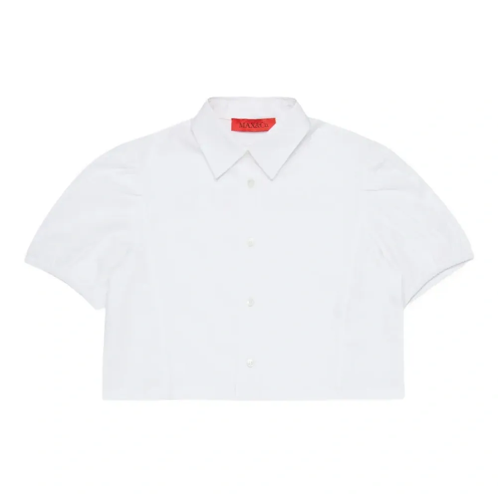 Укороченная рубашка с логотипом