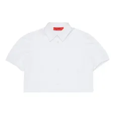 Укороченная рубашка с логотипом