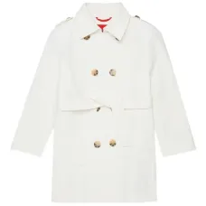 Двубортный плащ с поясом