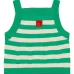 Трикотажный топ в полоску с логотипом
