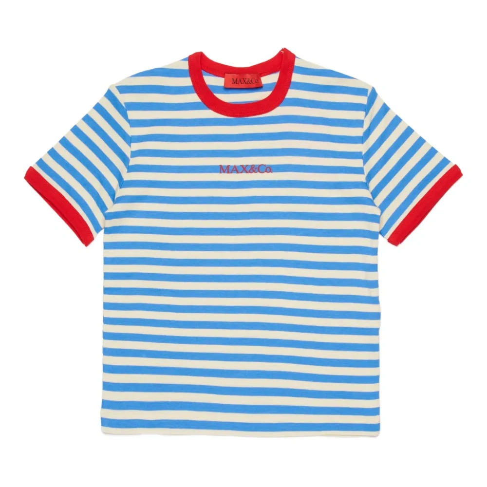 Полосатая футболка с логотипом