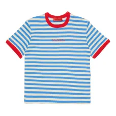 Полосатая футболка с логотипом