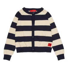 Кардиган с полосками и логотипом Кардиган с полосками и логотипом