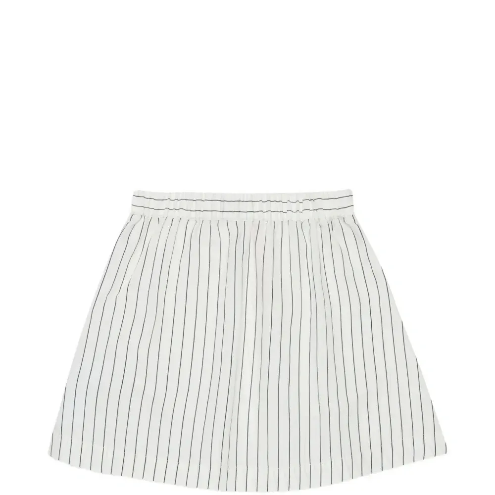 Юбка в полоску с логотипом
