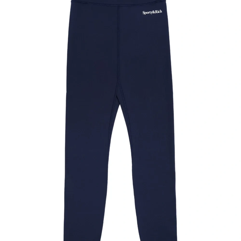 Спортивные брюки с высокой талией и логотипом