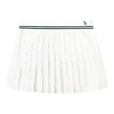 Плиссированная мини-юбка в полоску