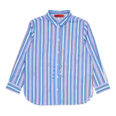 Рубашка в полоску с логотипом Рубашка в полоску с логотипом