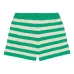 Трикотажные шорты в полоску