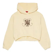 Укороченное худи с логотипом