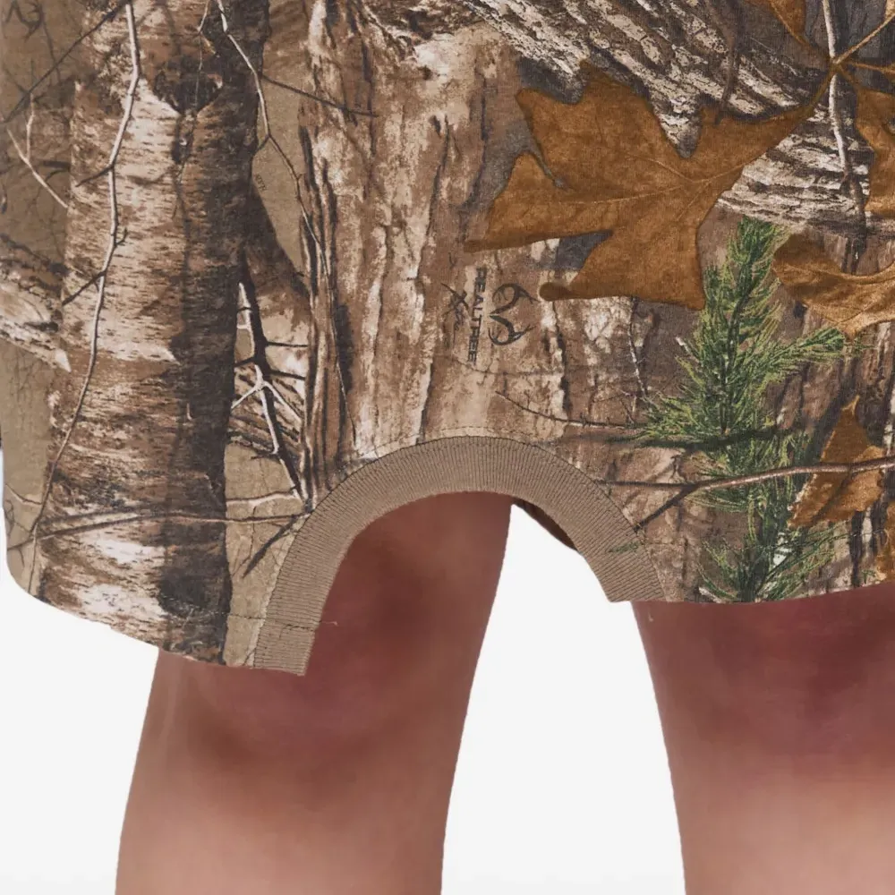 Многослойная юбка миди с камуфляжным принтом Многослойная юбка миди с камуфляжным принтом