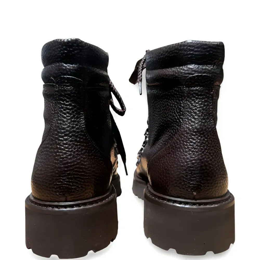 Кожаные походные ботинки на шнуровке