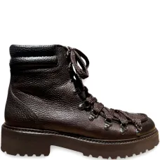 Кожаные походные ботинки на шнуровке Кожаные походные ботинки на шнуровке