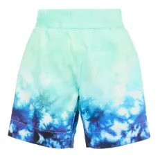 Шорты с завязками и боковыми карманами в стиле тай-дай