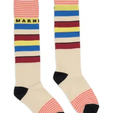 Носки в полоску с логотипом Носки в полоску с логотипом