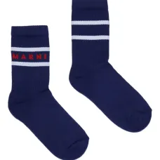 Носки в полоску с логотипом