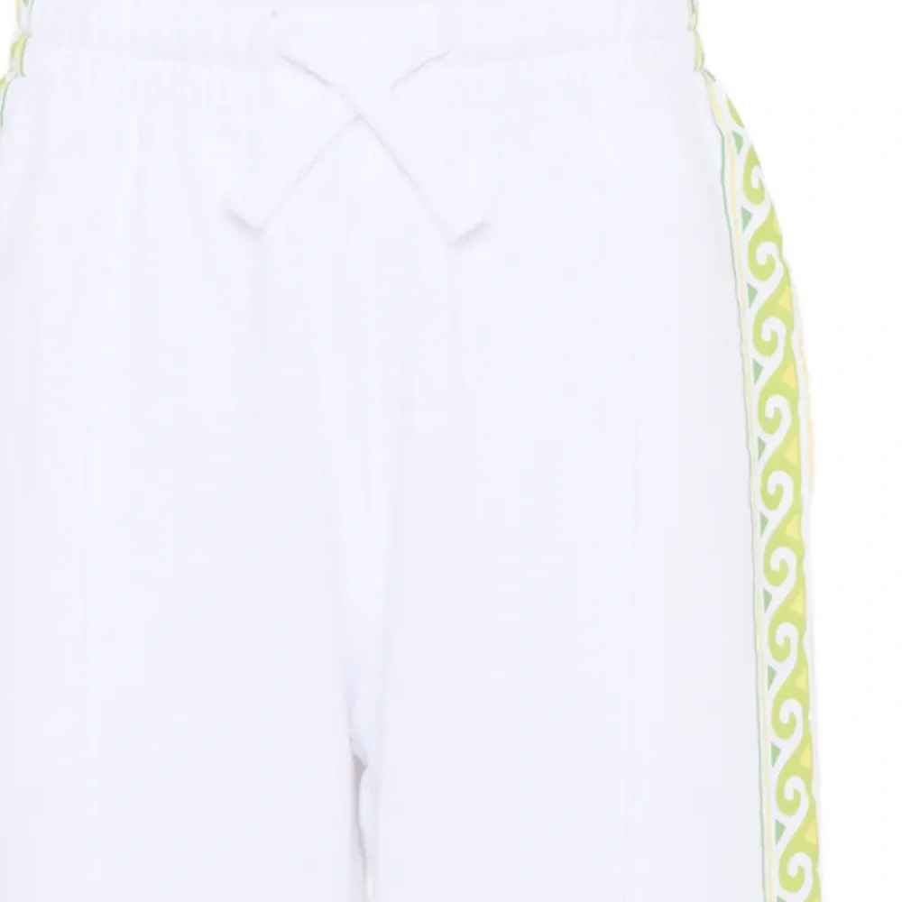 Брюки с принтом "волна"