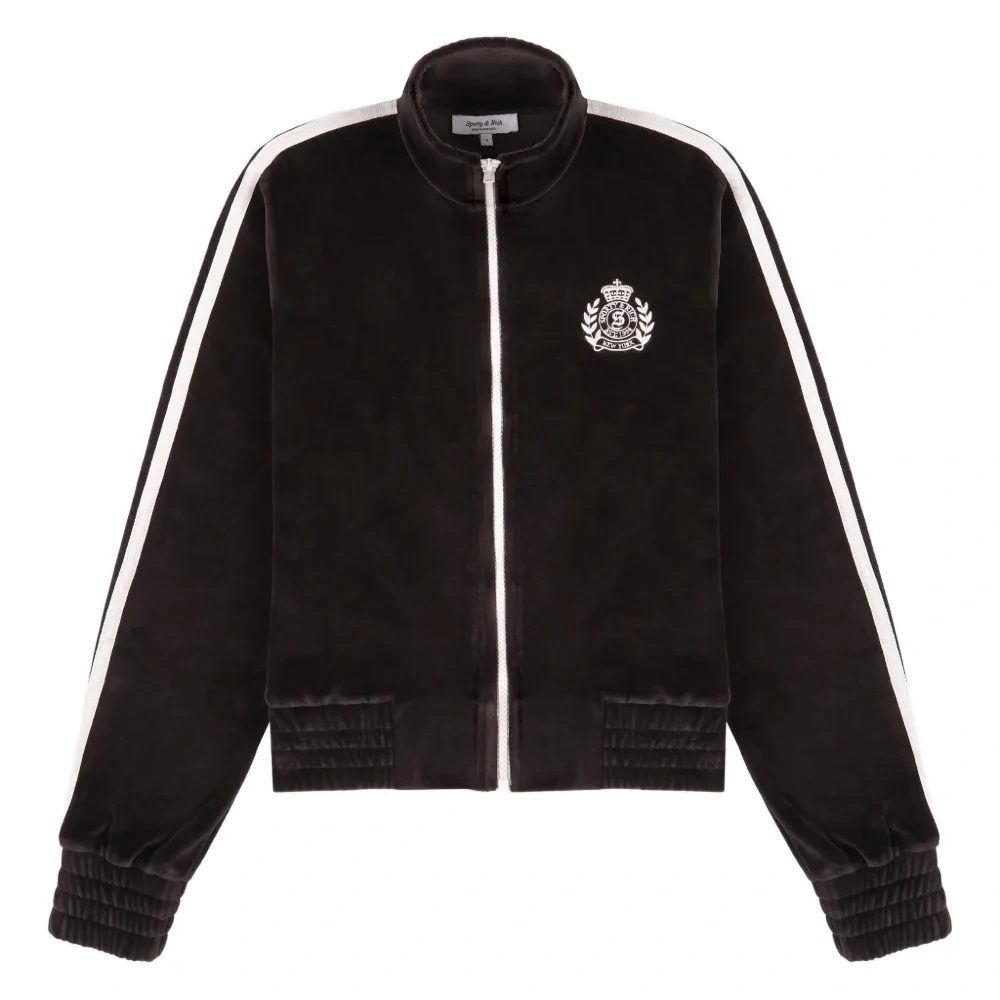 Спортивная куртка на молнии в полоску с гербом NY Elio