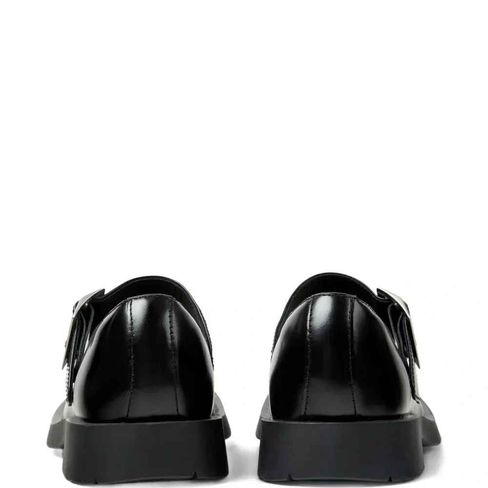 Лоферы с пряжкой