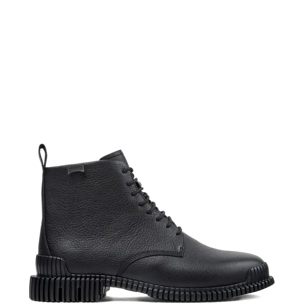 Кожаные ботильоны на шнуровке Pix