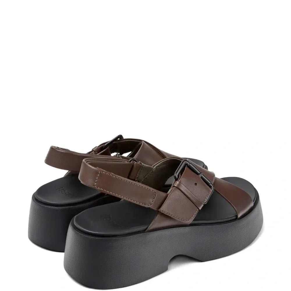 Кожаные сандалии Tasha с пряжкой