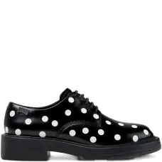 Дерби Dean с шнуровкой и в горох