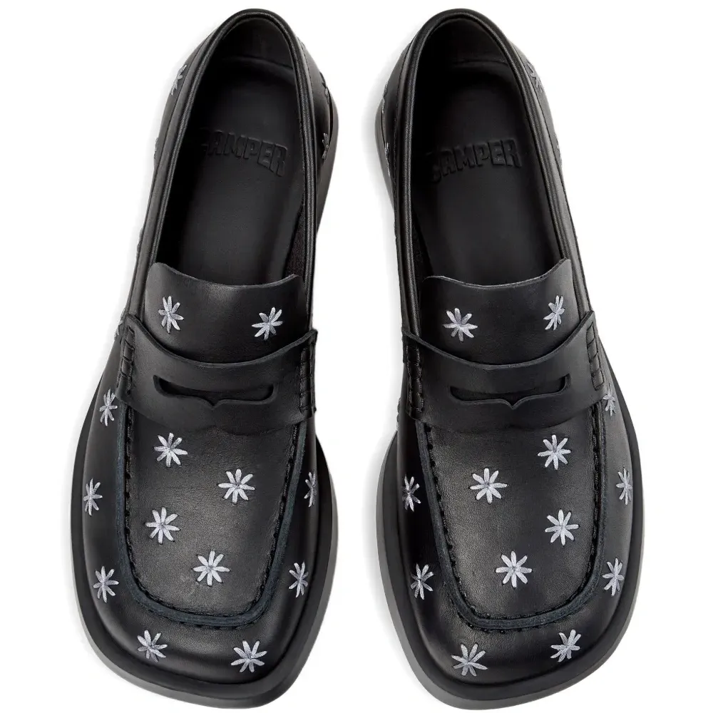 Лоферы Donna с цветочной вышивкой