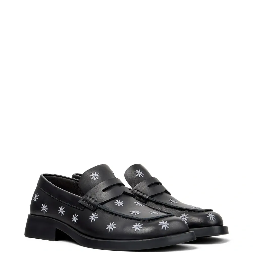 Лоферы Donna с цветочной вышивкой