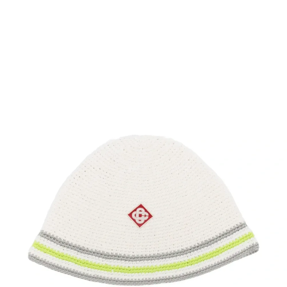 Панамка с полосатыми деталями Панамка с полосатыми деталями